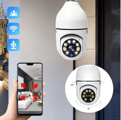 360° WiFi Bulb Security Camera