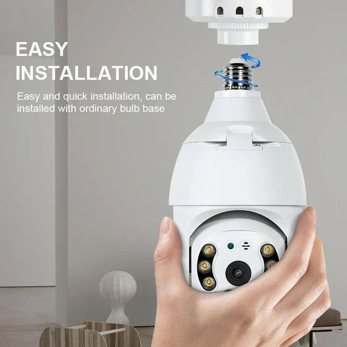360° WiFi Bulb Security Camera