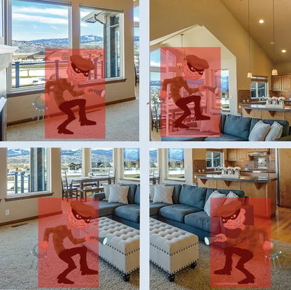 360° WiFi Bulb Security Camera